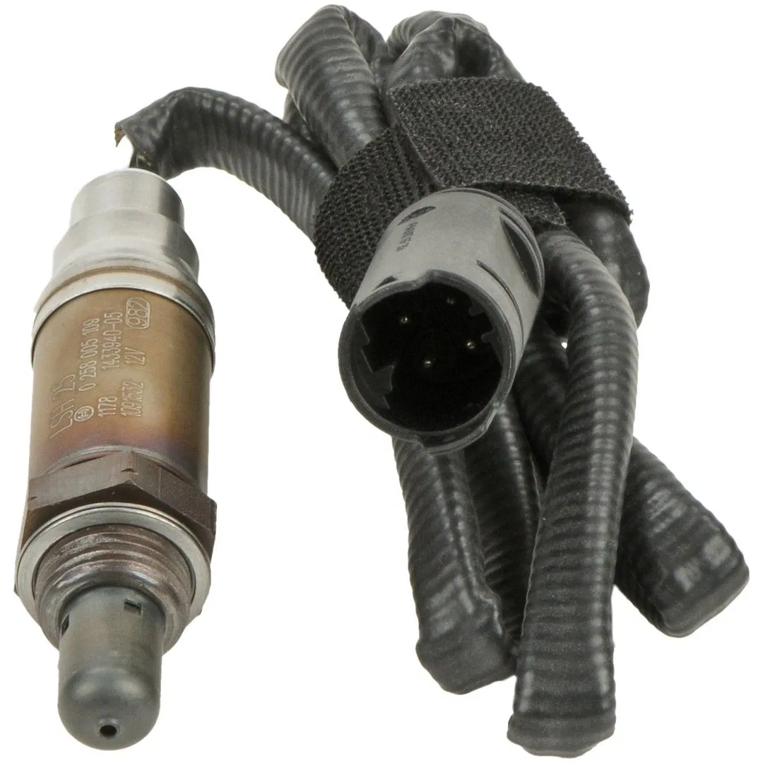 15109 – BOSCH Oxygen Sensor, OE Replacement 39 Inch Length Wiring Harness Male Pin Connector Single Sensor